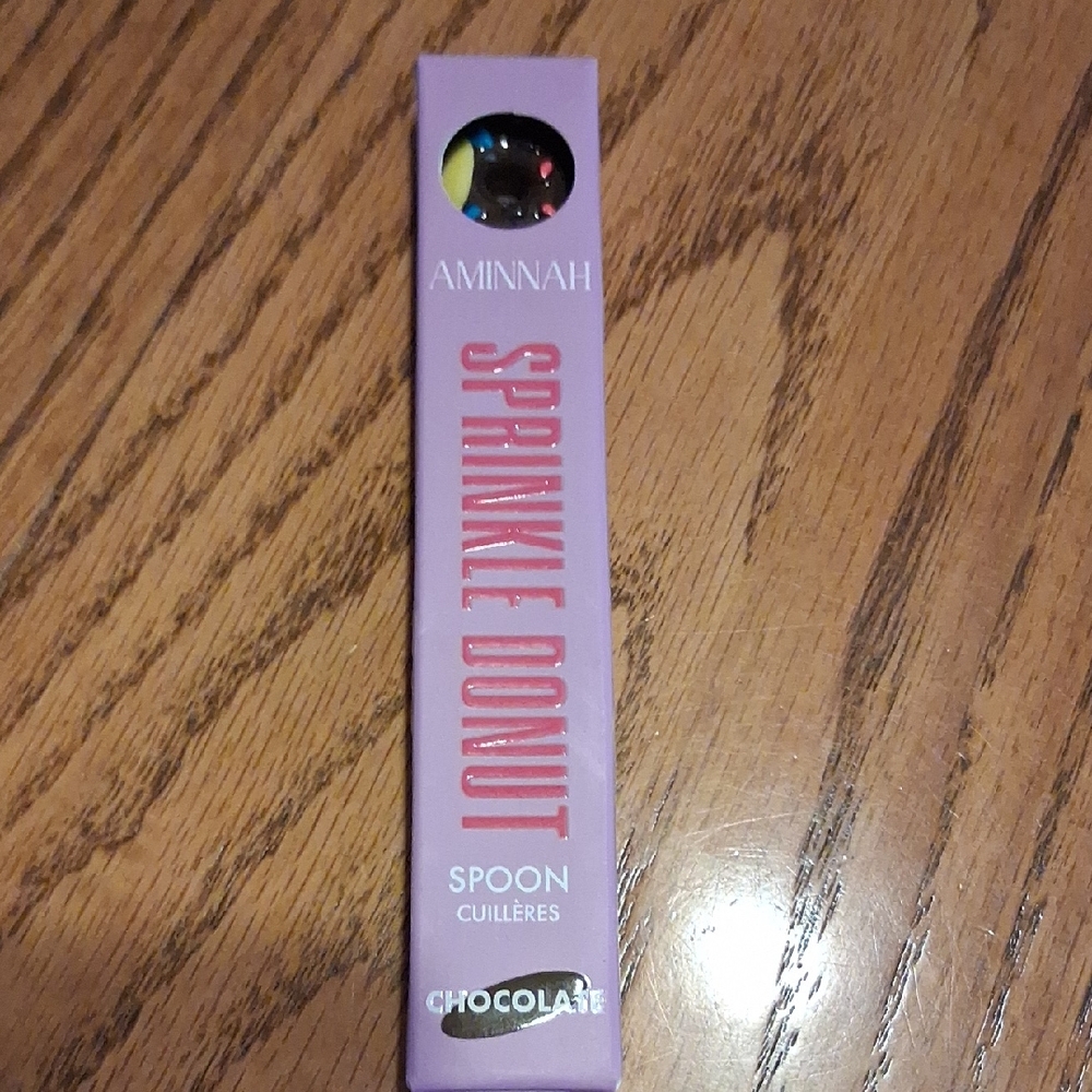 Aminnah Sprinkle Donut Chocolate Spoon